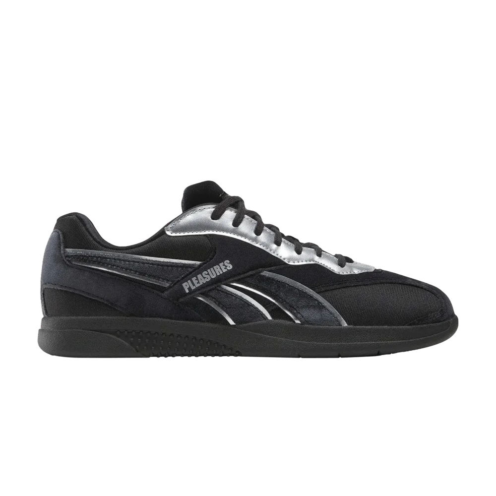 Кроссовки Pleasures x Reebok Hammer Street 'Black Silver'