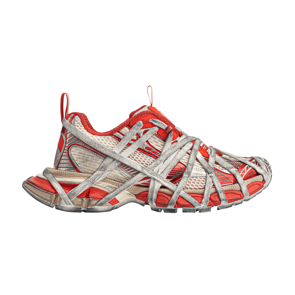 Кроссовки Balenciaga 3XL Extreme Lace Sneaker 'Worn-Out - Orange Beige'