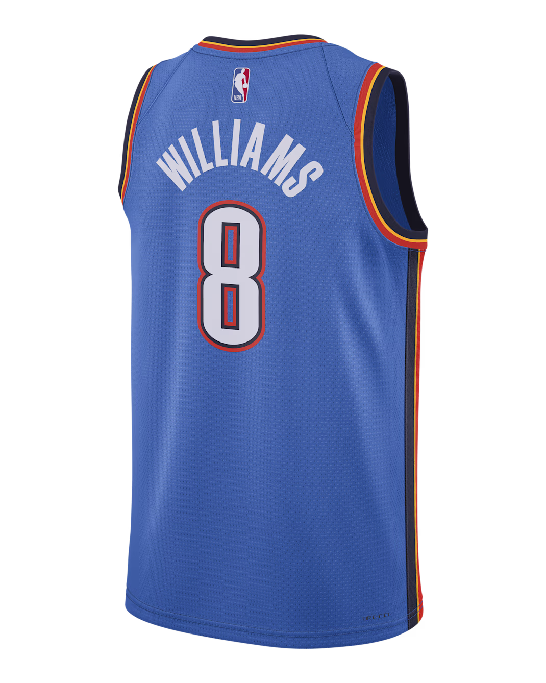 Баскетбольное джерси Nike NBA Jalen Williams OKC 23-24 Icon Edition Swingman