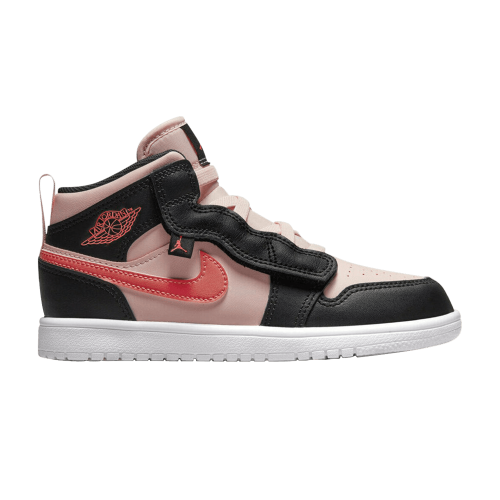 Кроссовки Air Jordan 1 Mid ALT PS 'Black Pink Crimson'