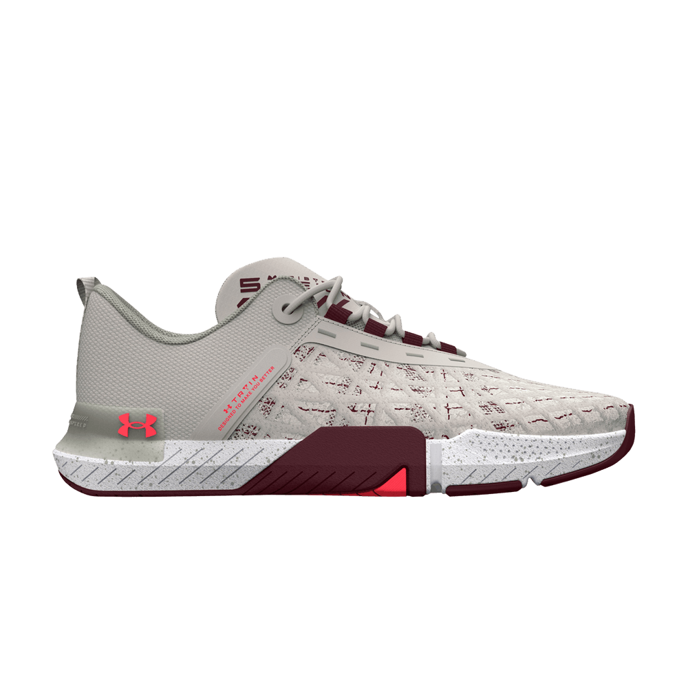 Кроссовки Under Armour TriBase Reign 5 'White Clay Deep Red'