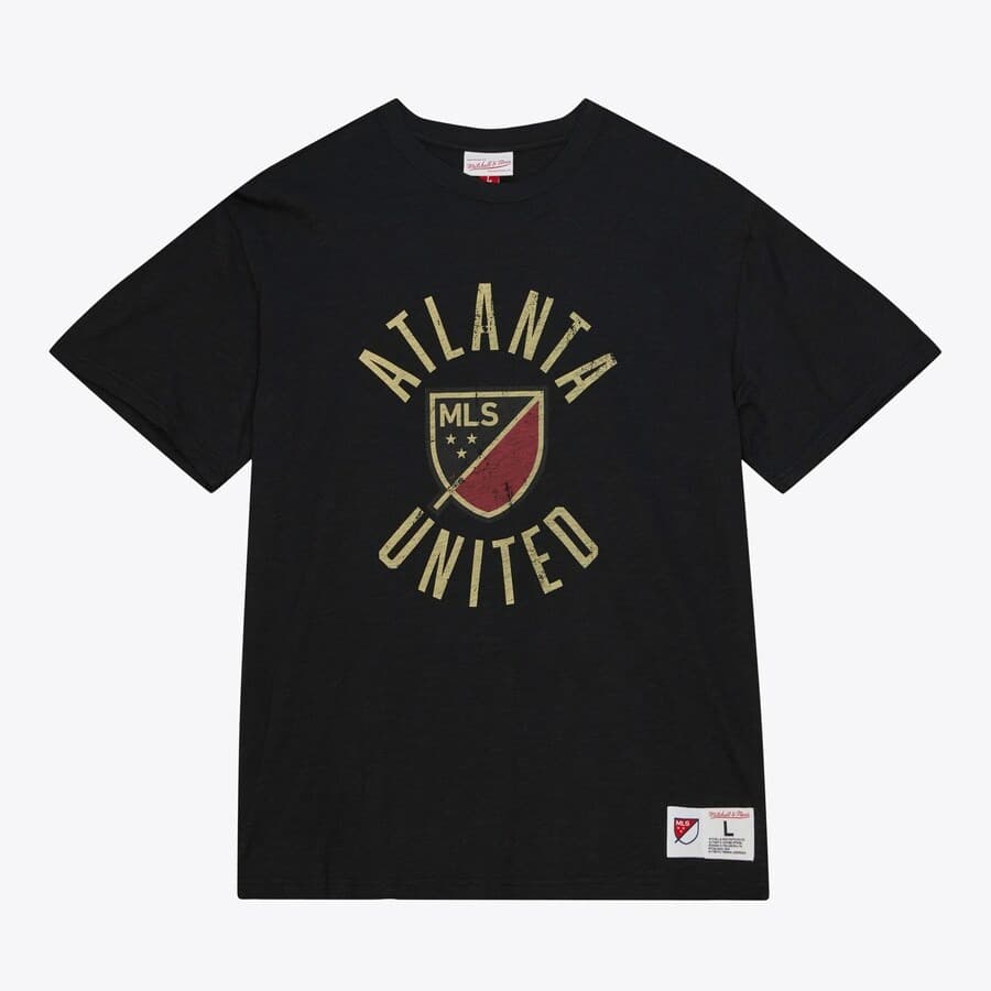 Футболка Mitchell & Ness Black Atlanta United FC Legendary Slub T-Shirt