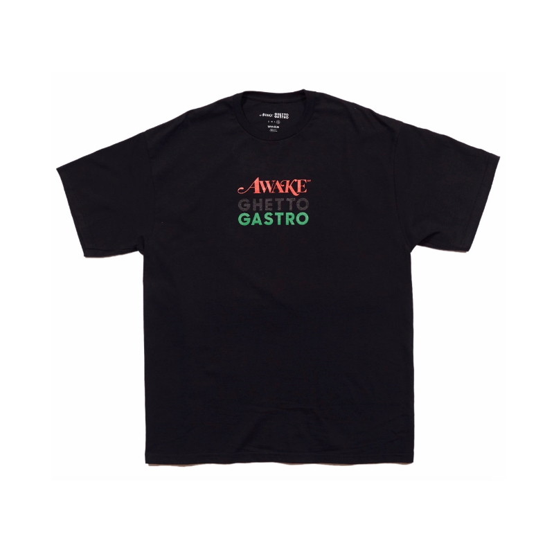 Футболка Awake Ghetto Gastro Logo Lock Tee Black