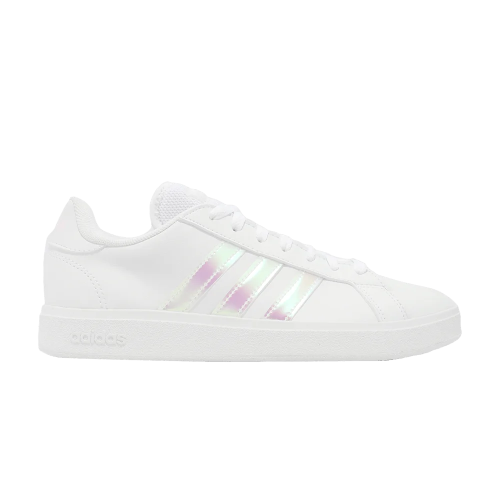 Krossovki-Adidas-Wmns-Grand-Court-TD-White-Iridescent