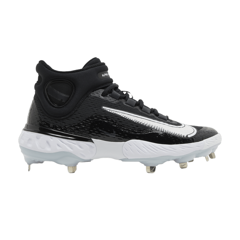 Кроссовки Nike Alpha Huarache Elite 4 Mid 'Black White'