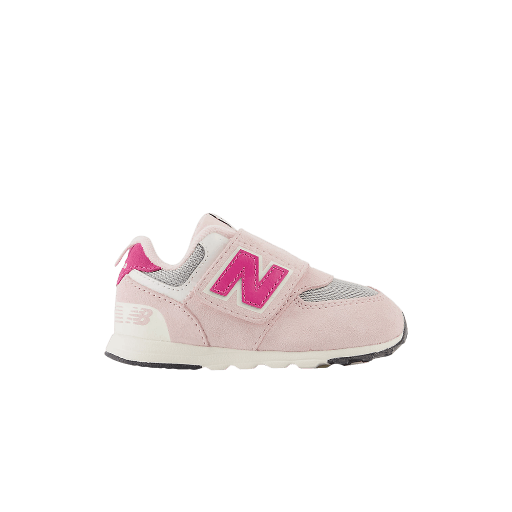 Кроссовки New Balance 574 New-B Hook & Loop Toddler Wide 'Crystal Pink'