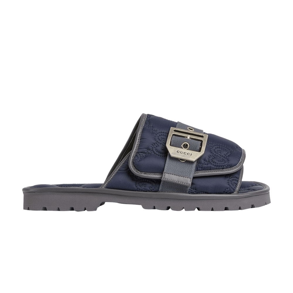 Сандалии Gucci GG Slide Sandal 'Dark Blue'