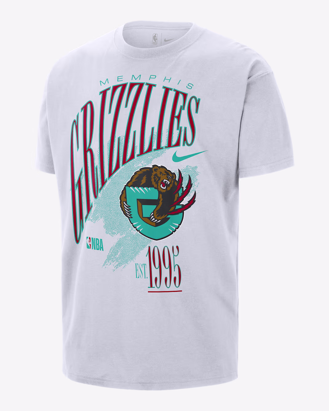Мужская футболка Nike NBA Memphis Grizzlies Hardwood Classics Champions White