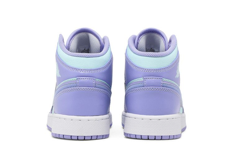 Кроссовки Air Jordan 1 Mid GS 'Purple Pulse'