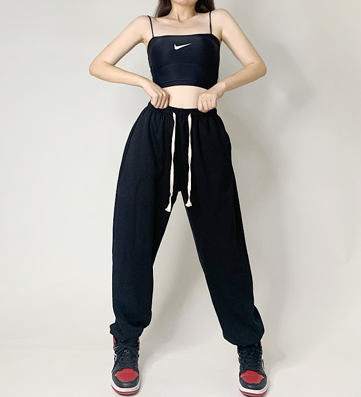 Спортивные брюки 2020 Hip-hop Style Sweatpants Monochromatic White/Black