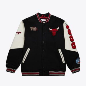 Mitchell-Ness-Black-Chicago-Bulls-Team-History-Vintage-Logo-Full-Snap-Varsity-Jacket-300x300