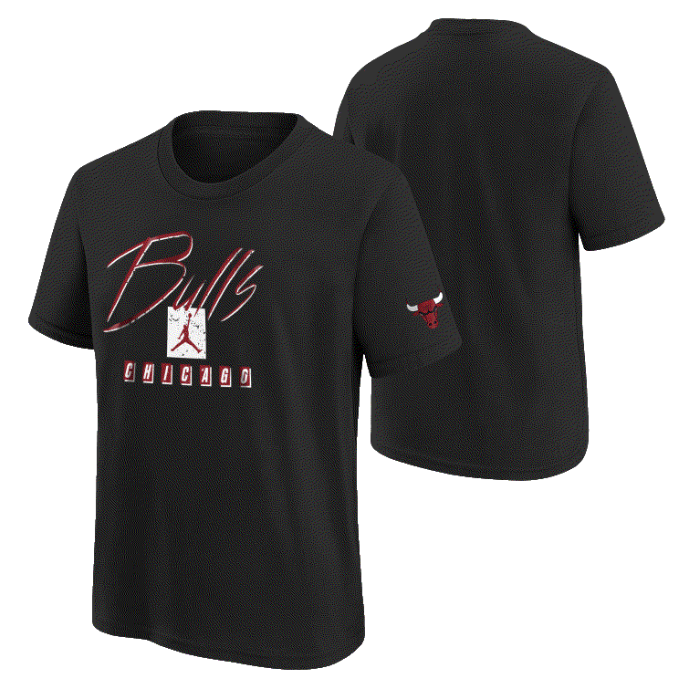 Баскетбольная футболка Nike Chicago Bulls 2024 City Edition Courtside 1 Youth NBA T-Shirt