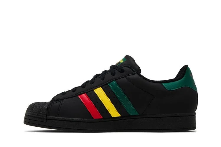Кроссовки adidas Superstar 'Rasta - Black'