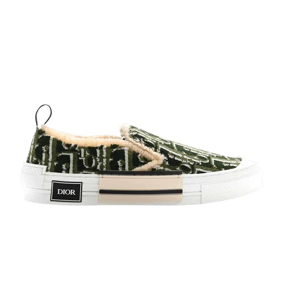 Кроссовки Dior B23 Slip-On 'Dior Oblique Tapestry - Green'