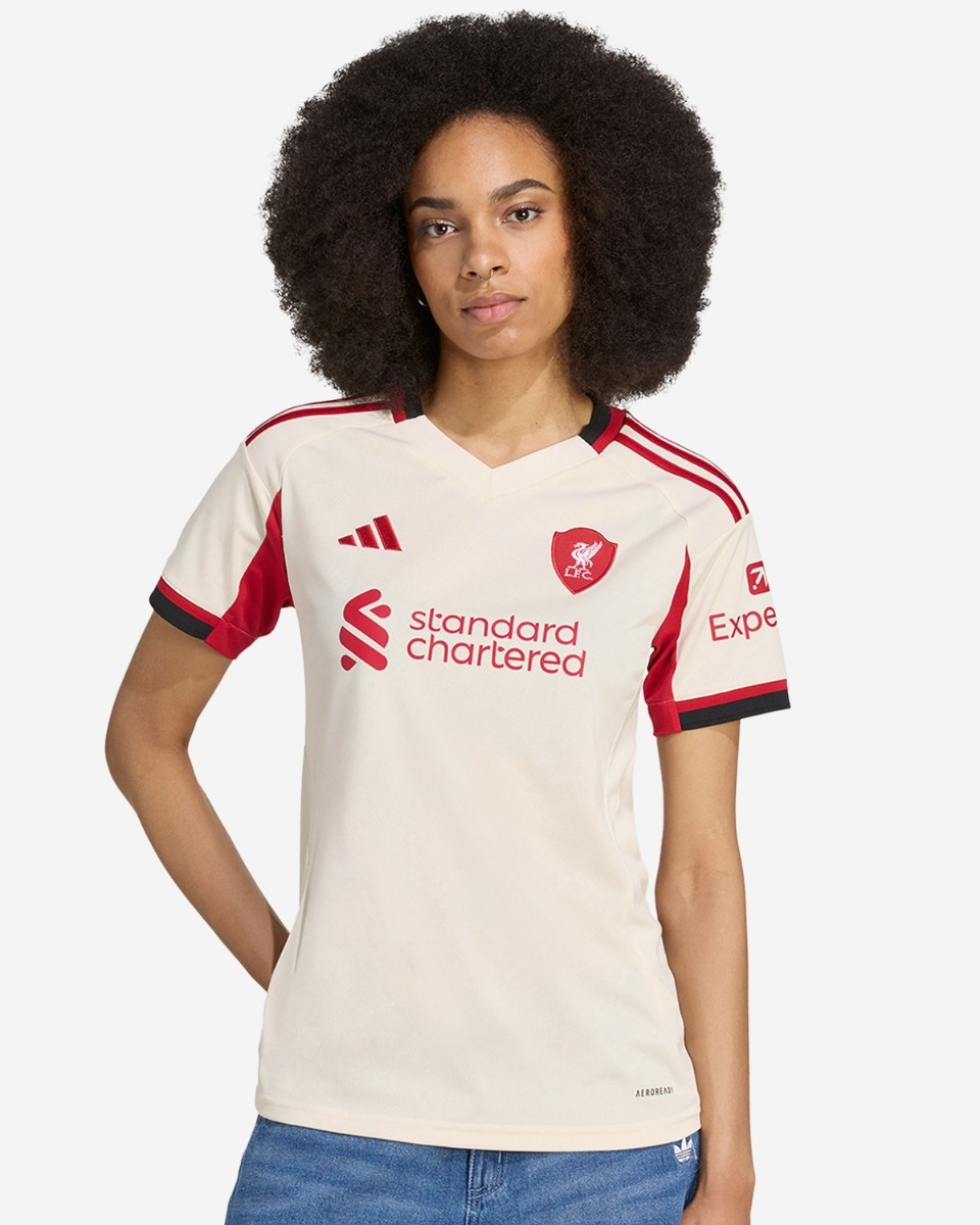 Женское футбольное джерси Liverpool FC adidas Womens 25/26 Away Jersey