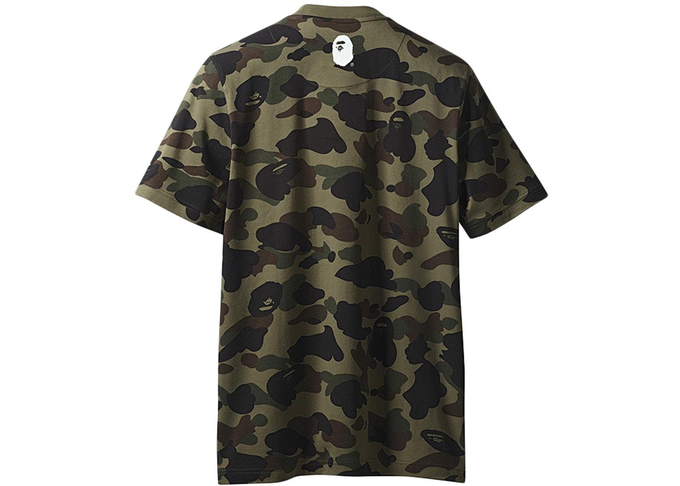 Футболка Bape x adidas adicolor Tee Olive Cargo