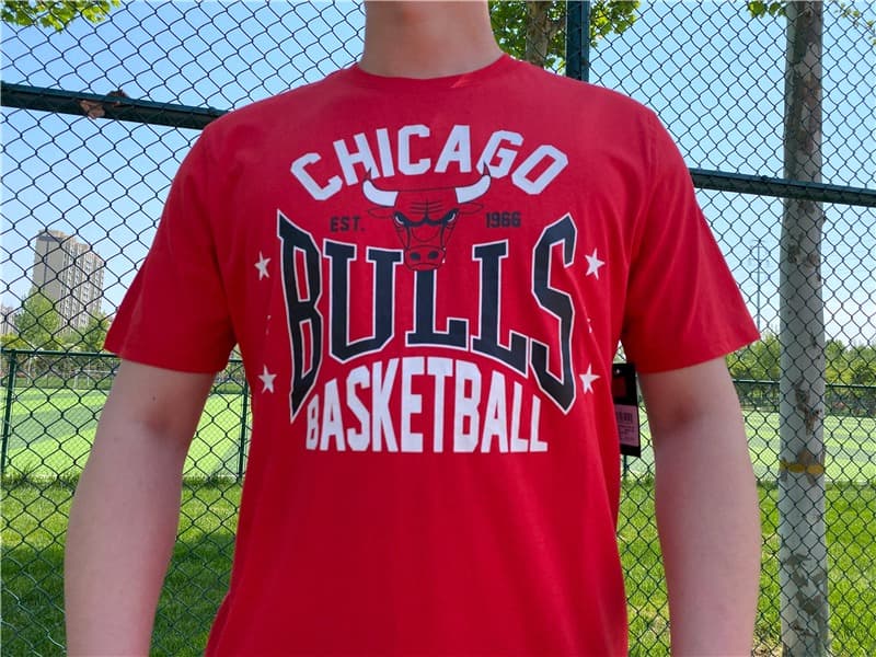 Футболка Main Squeeze NBA Chicago Bulls Red T-Shirt