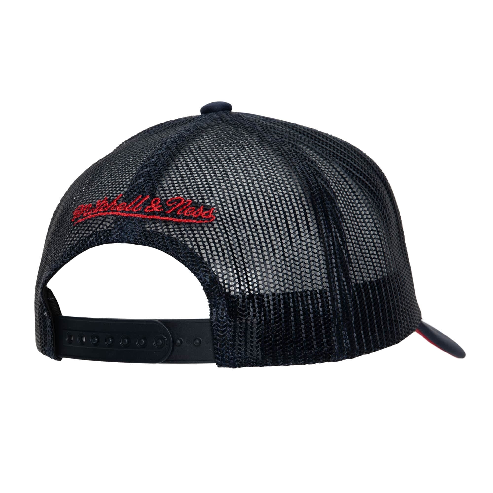 Бейсболка Mitchell & Ness Puff The Magic Trucker Snapback HWC New Jersey Nets