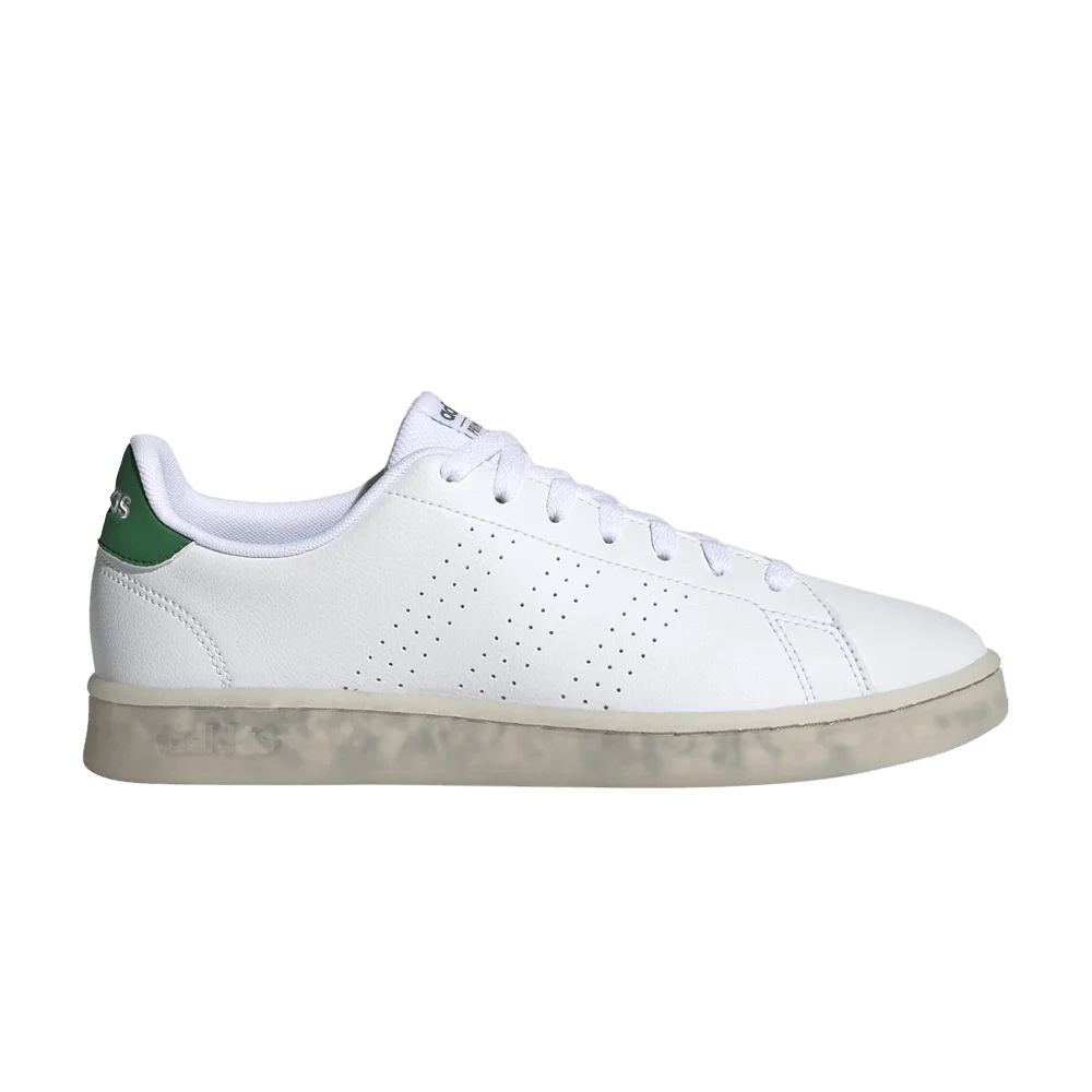 Krossovki-Adidas-Advantage-Eco-White-Green