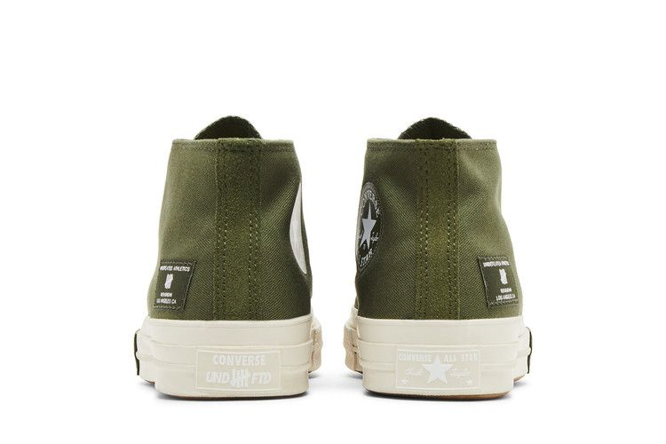 Кроссовки Undefeated x Converse Chuck 70 Mid 'Chive Parchment'