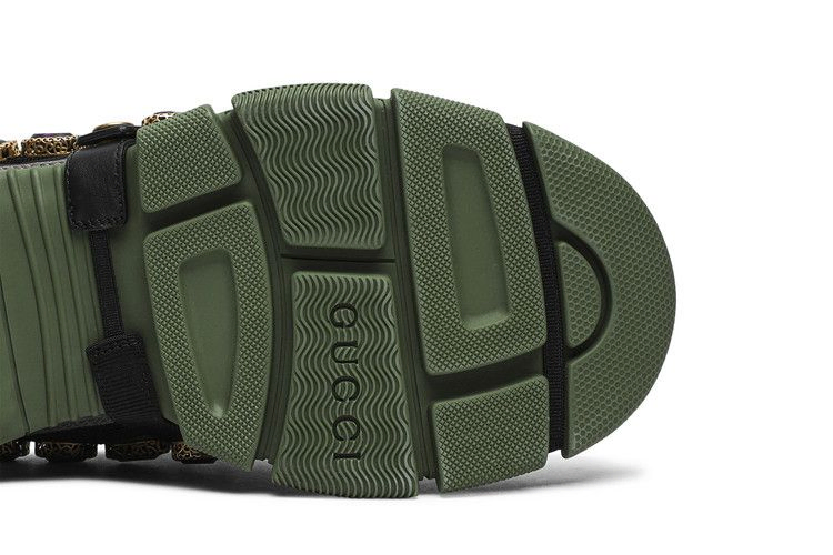 Кроссовки Gucci Wmns Flashtrek Crystals 'Green'
