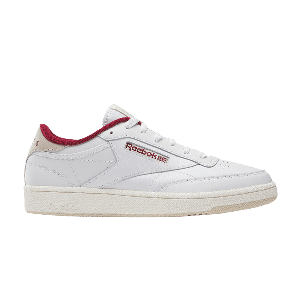 Кроссовки Reebok Club C 85 'White Classic Maroon'