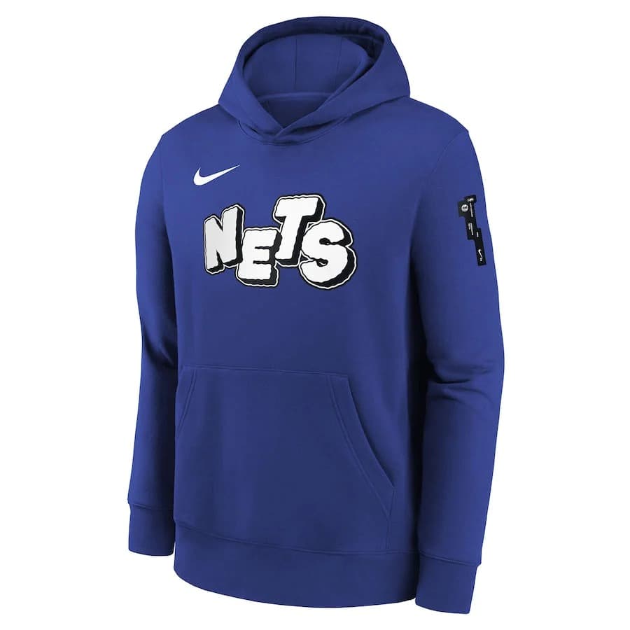 Худи Nike Brooklyn Nets 2024 City Edition Courtside Youth NBA Dri-Fit Hoodie