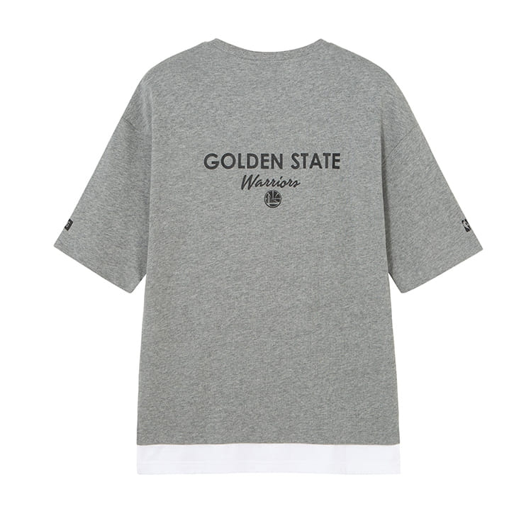 Футболка 2020 NBA Golden State Warriors Black Grey Tee Unisex