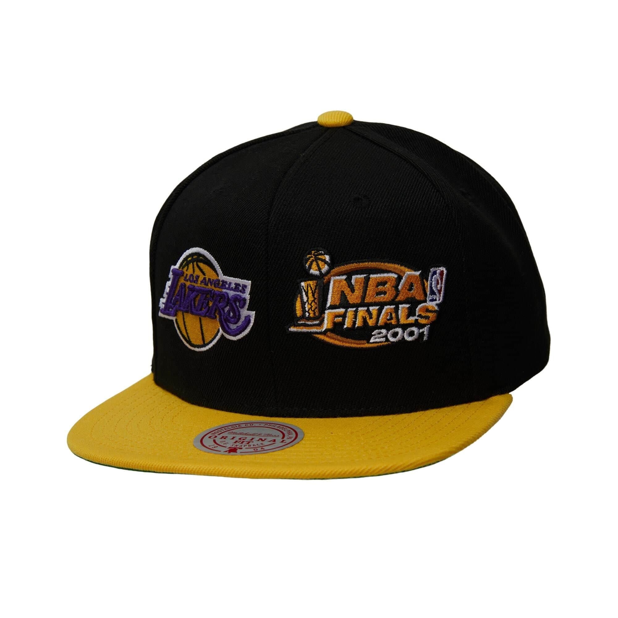 Бейсболка Mitchell & Ness Dual Whammy Snapback Los Angeles Lakers Black Hat