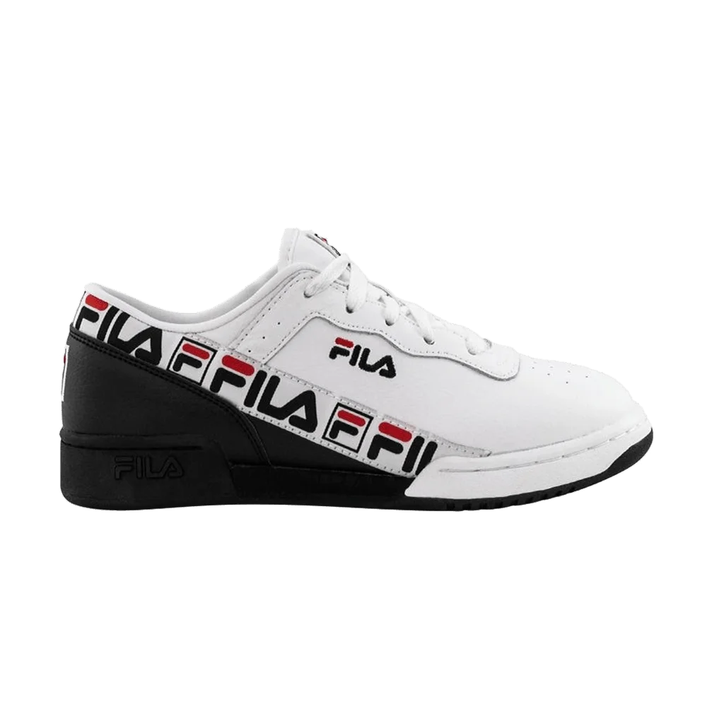 Кроссовки Fila Original Fitness Tape GS 'White Black Red'