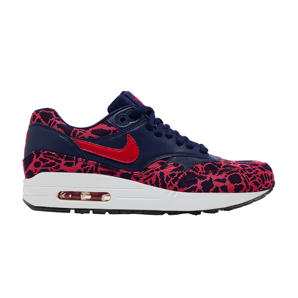 Кроссовки Nike Wmns Air Max 1 Jacquard 'Loyal Blue University Red'