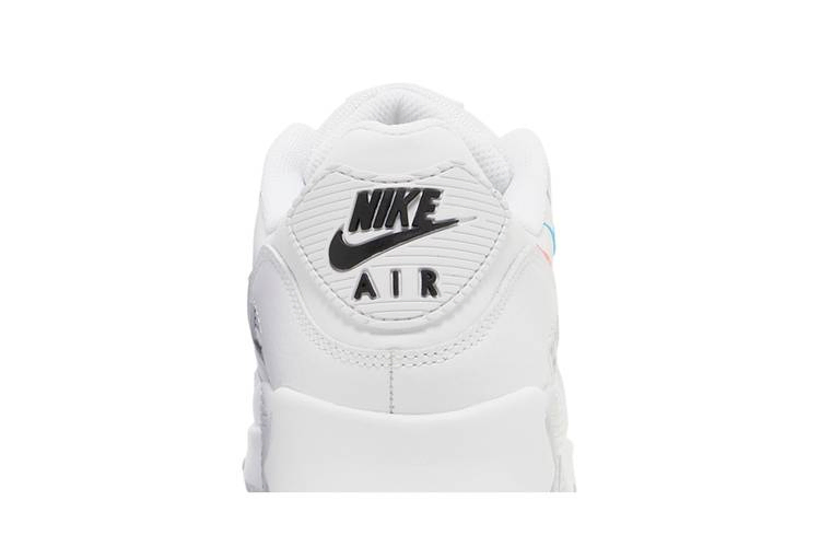 Кроссовки Nike Air Max 90 'Multi Swoosh - White Bright Crimson'