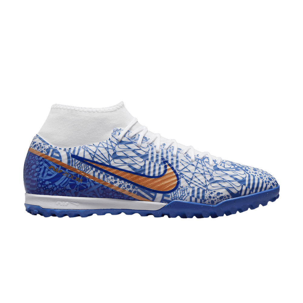 Кроссовки Nike Zoom Mercurial Superfly 9 Academy CR7 TF 'Azulejo'