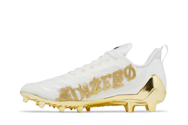 Кроссовки adidas Adizero Cleats 'White Gold Metallic'