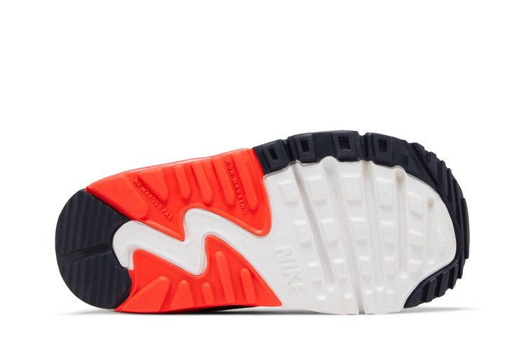 Кроссовки Nike Air Max 90 Leather TD 'Light Smoke Grey Bright Crimson'
