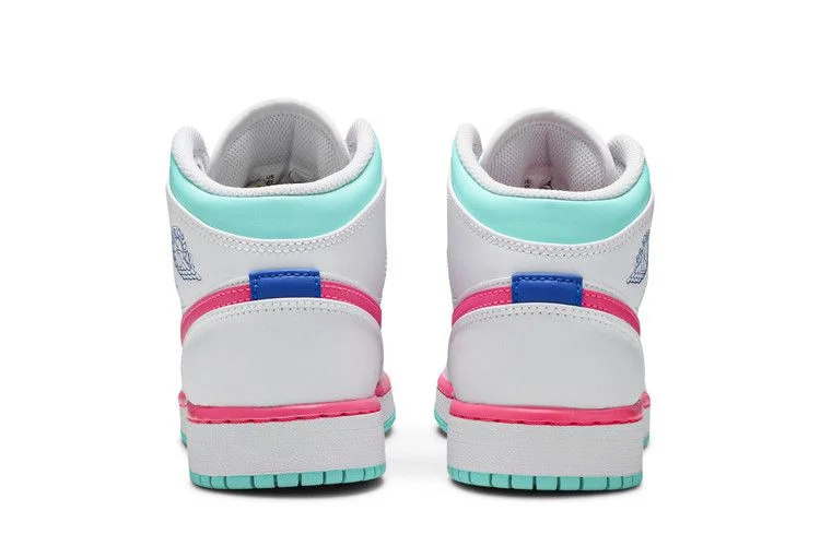 Кроссовки Air Jordan 1 Mid GS 'Digital Pink'