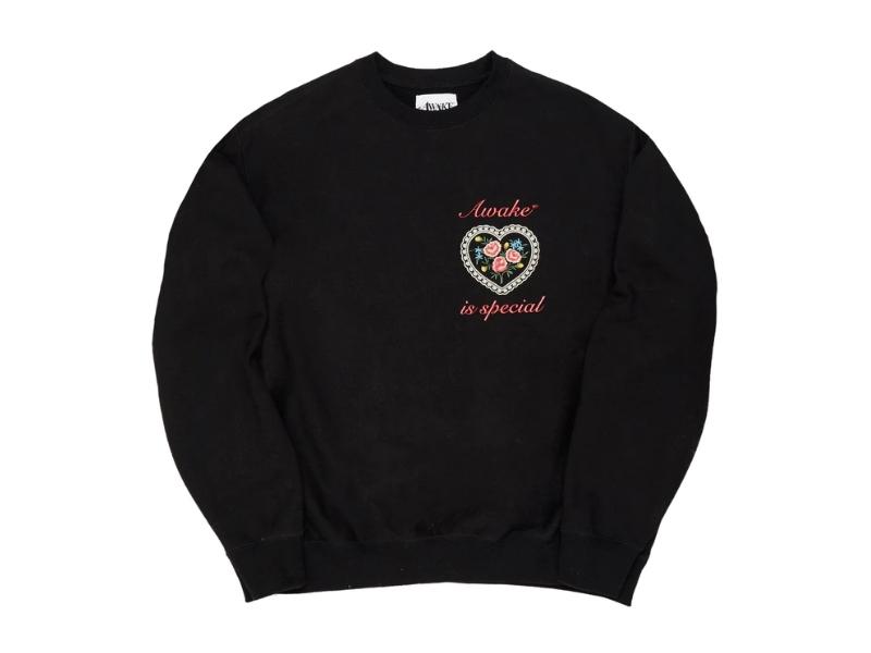 Свитшот Awake Is Special Crewneck Sweatshirt Black