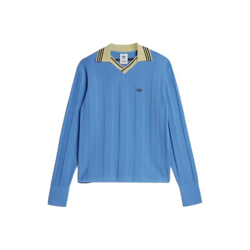 Футболка с длинным рукавом Adidas X Wales Bonner Knit Long Sleeve Football Tee