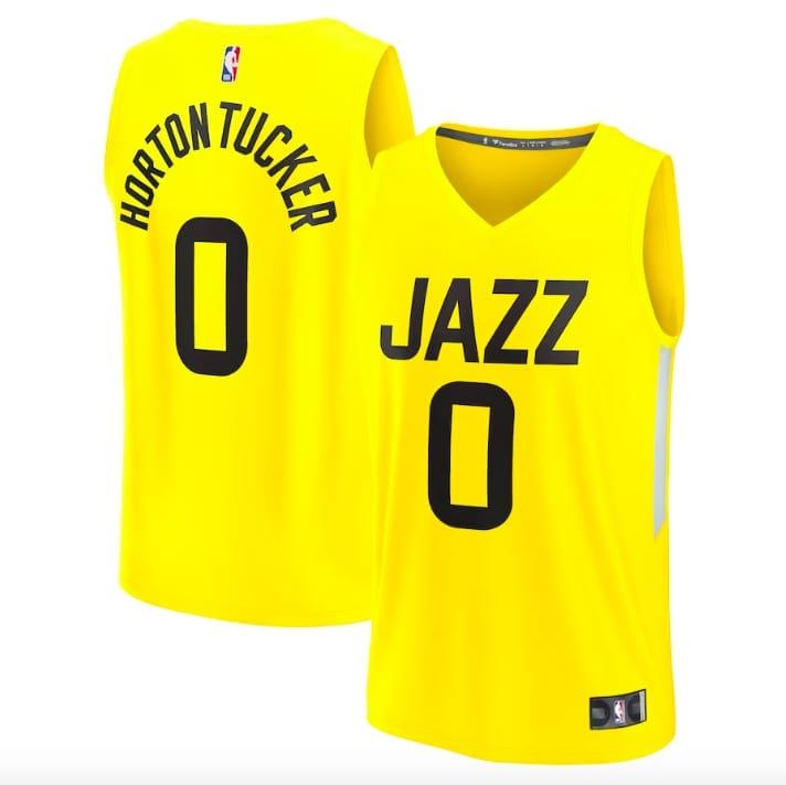 2022-23-Utah-Jazz-0-Talen-Horton-Tucker-Fast-Break-Icon-Yellow-Jersey-1