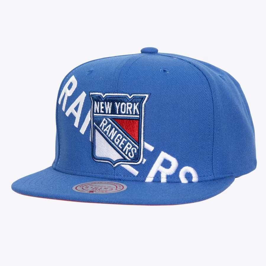 Бейсболка Mitchell & Ness Blue New York Rangers Day 4 Snapback Hat