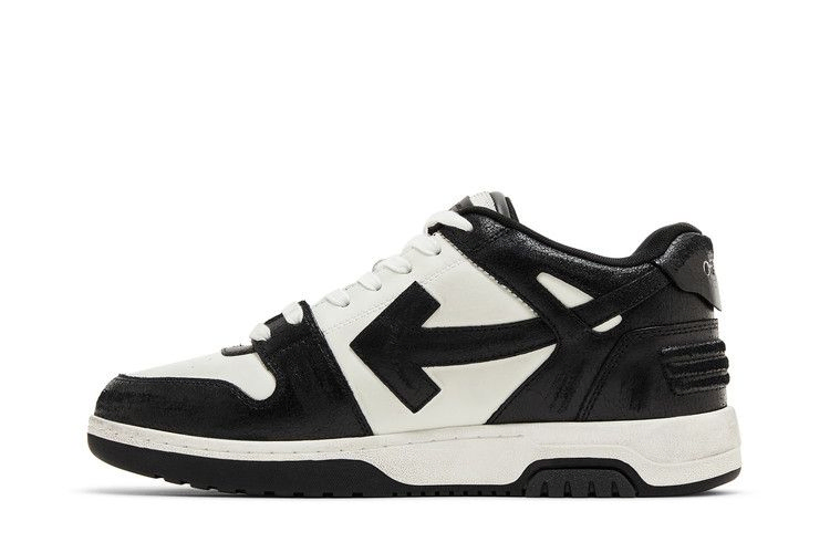 Кроссовки Off-White Out of Office 'Black White Distressed'