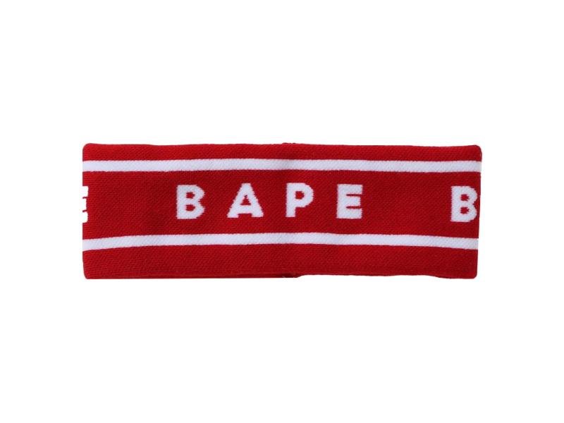Повязка на голову BAPE A Bathing Ape Headband Red