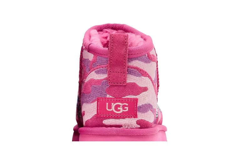 Palace x UGG Classic Ultra Mini Boot 'Pink Camo'