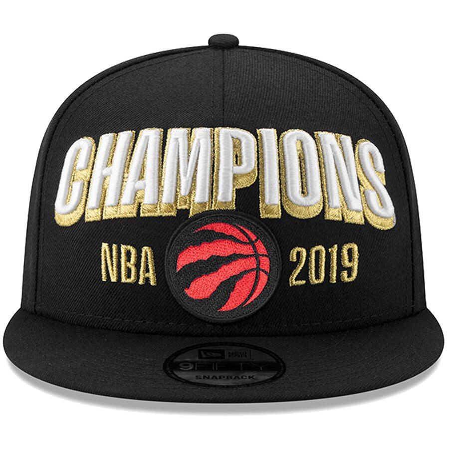 Кепка Raptors New Era 2019 NBA Finals Champions Snapback Black