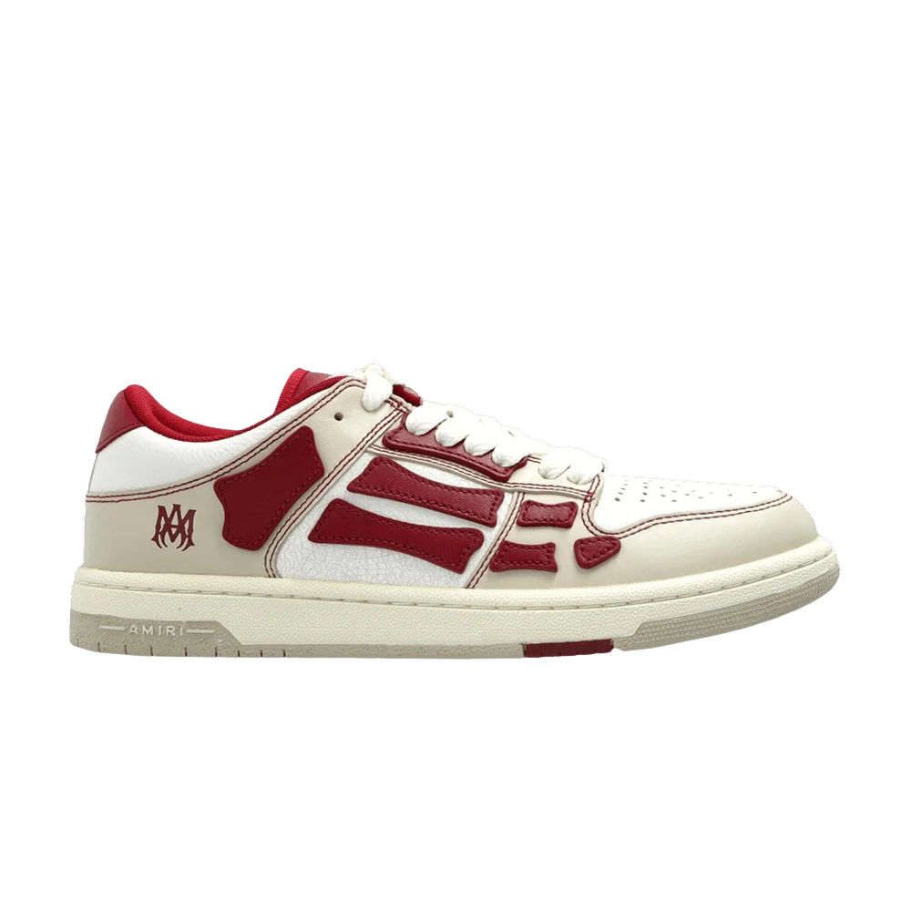 Krossovki-Amiri-Wmns-Skel-Top-Low-Varsity-Deep-Red