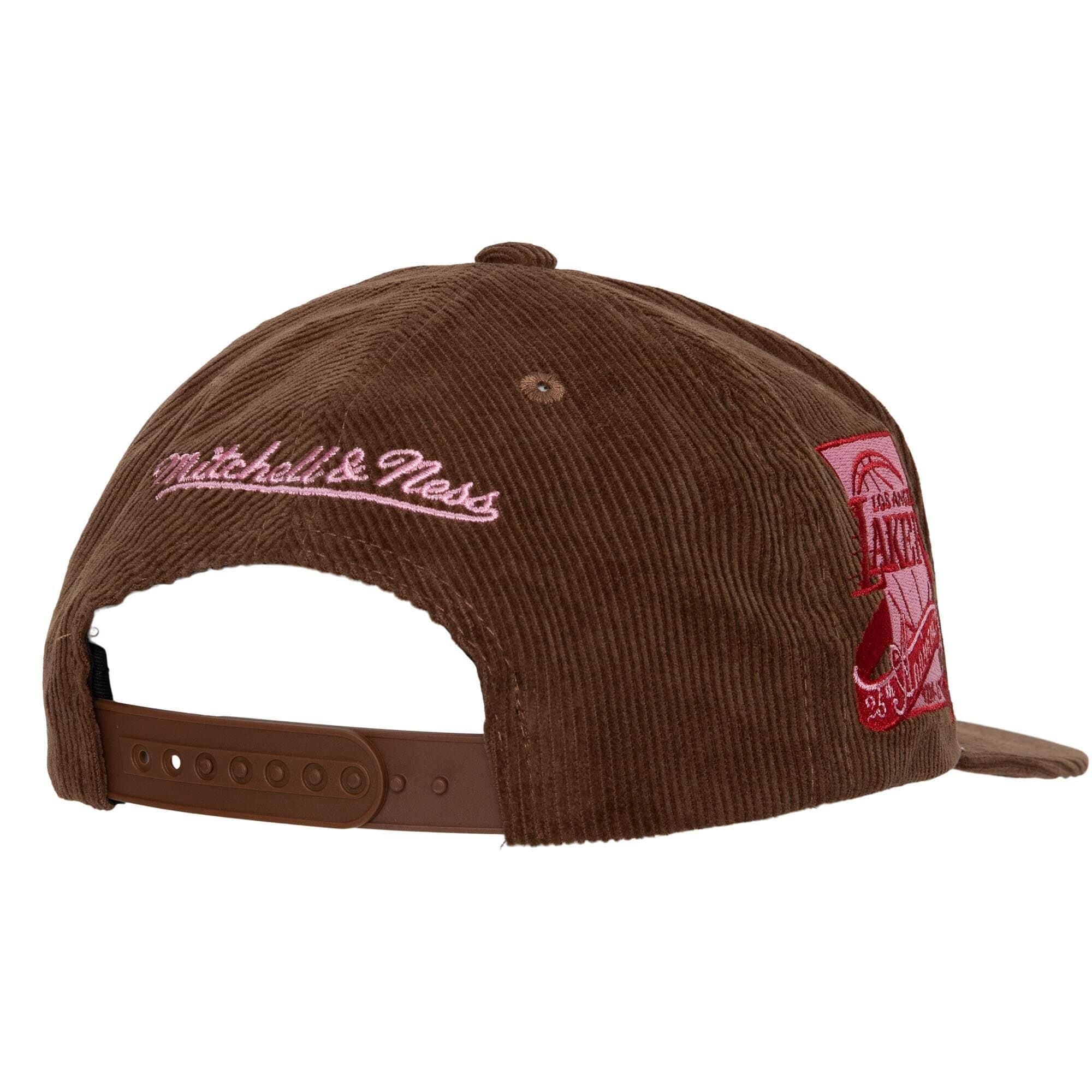 Бейсболка Mitchell & Ness BSB Cord Deadstock Snapback HWC Los Angeles Lakers Hat