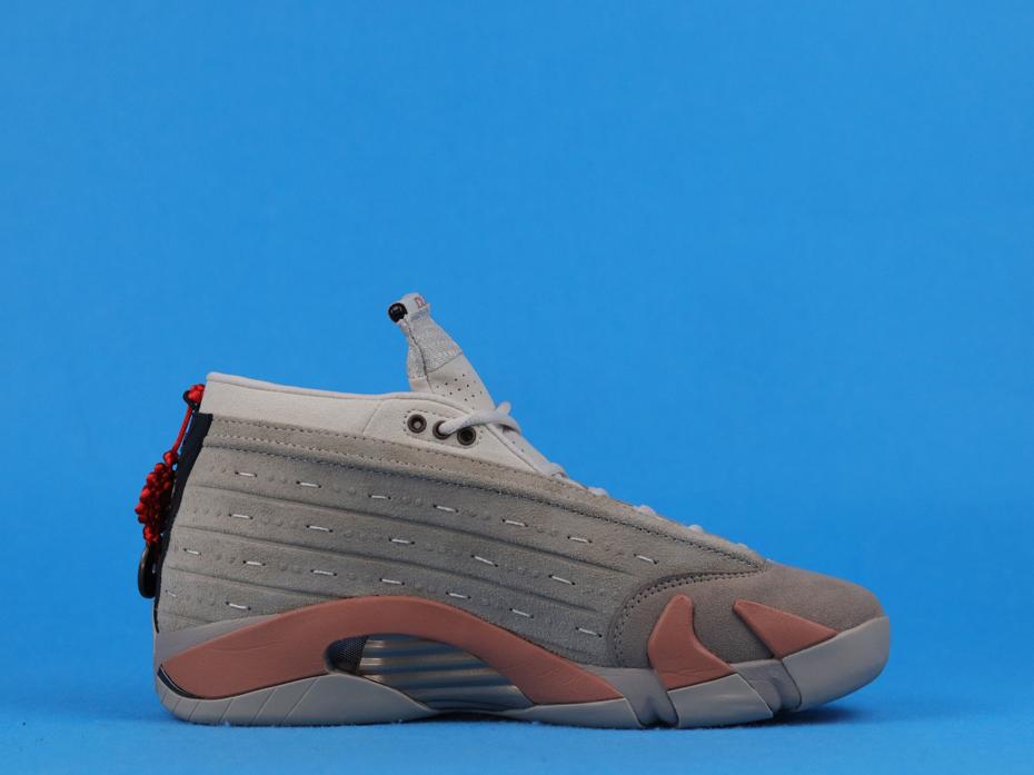 Кроссовки CLOT x Air Jordan 14 Retro Low Sepia Stone