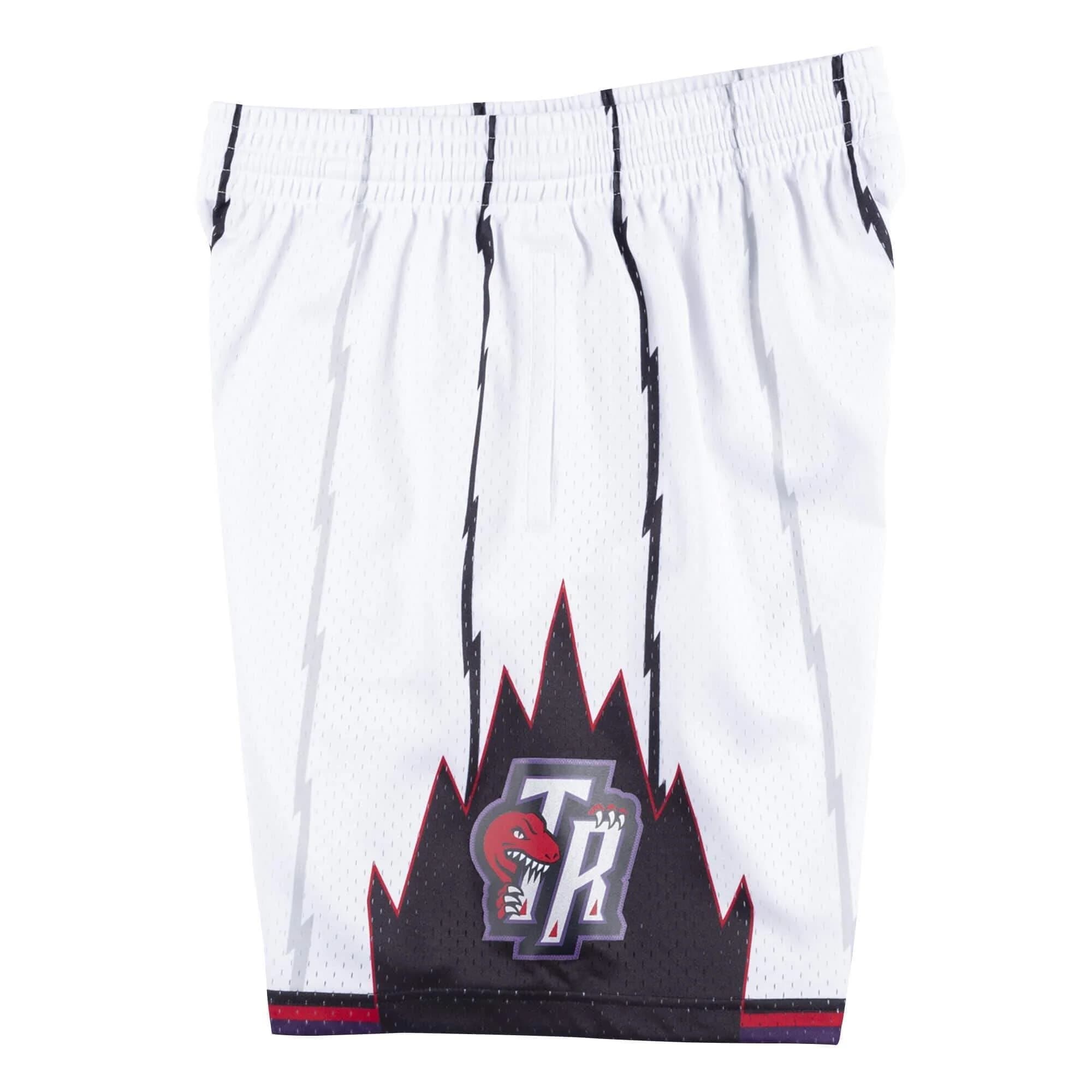 Mitchell-Ness-Toronto-Raptors-1998-99-Hardwood-Classics-Throwback-Swingman-NBA-White-Shorts-8