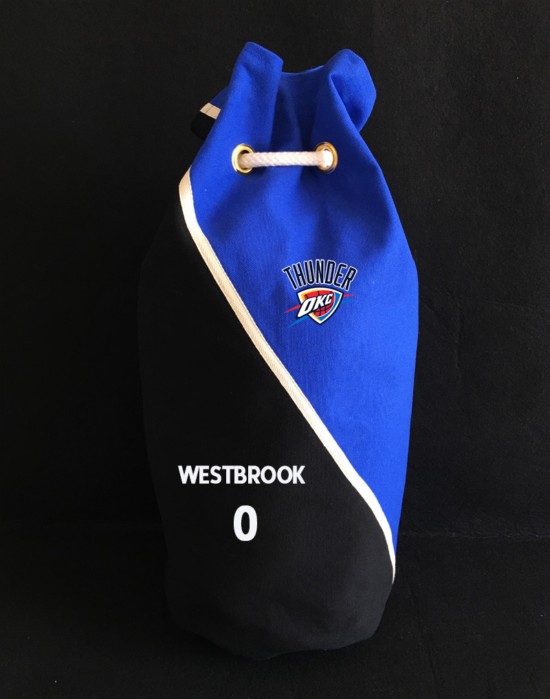 Сумка 2020 Oklahoma City Thunder Westbrook 0 Black Blue Bag