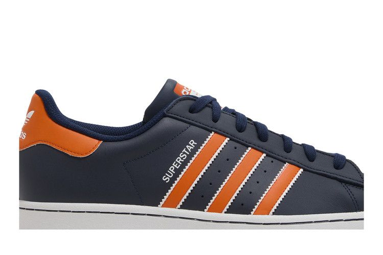 Кроссовки adidas Superstar 'Night Indigo Orange'